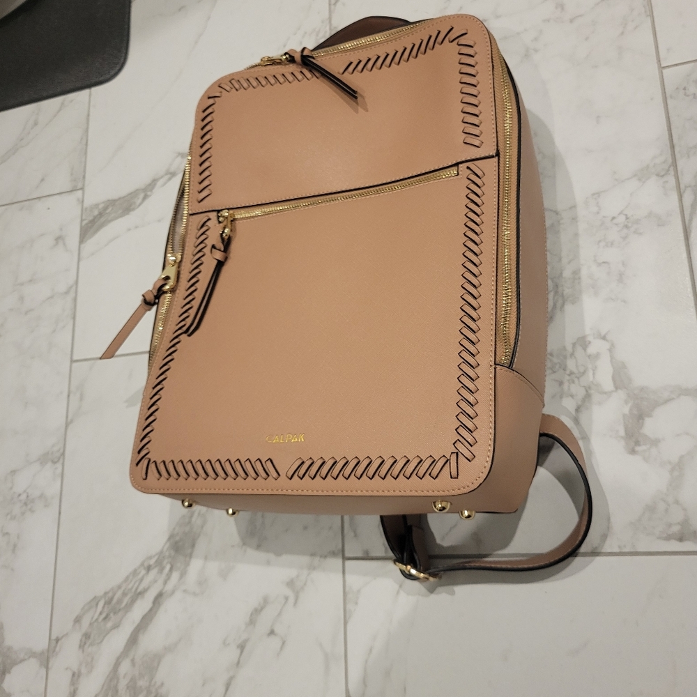 Calpak pink backpack